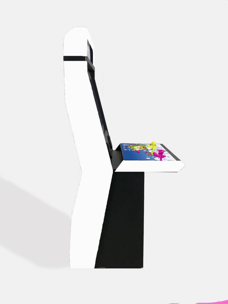 Borne d'arcade Bubble Bobble vue de profil