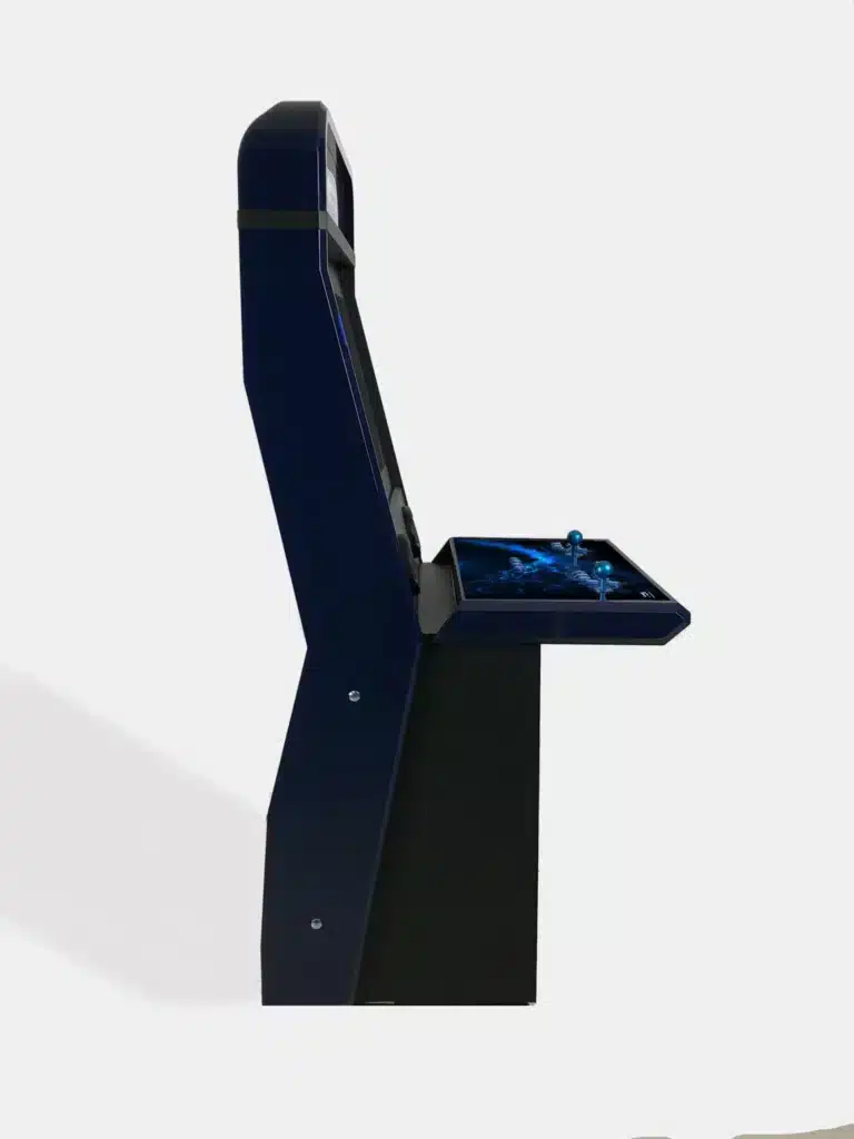 Borne d'arcade Bleu Nuit vue de profil
