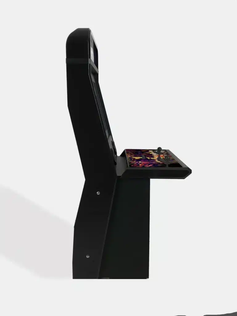 Borne d'arcade Street Fighter vue de profil