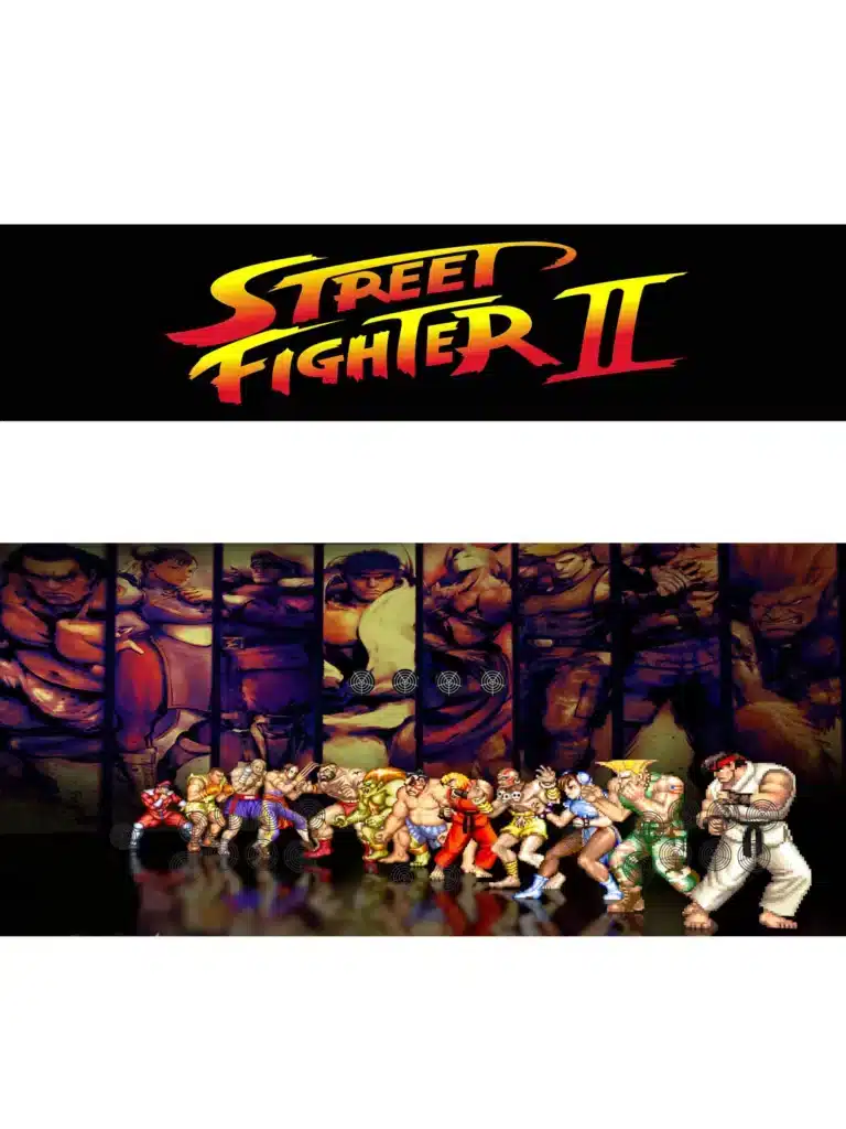 Décor borne d'arcade Street Fighter
